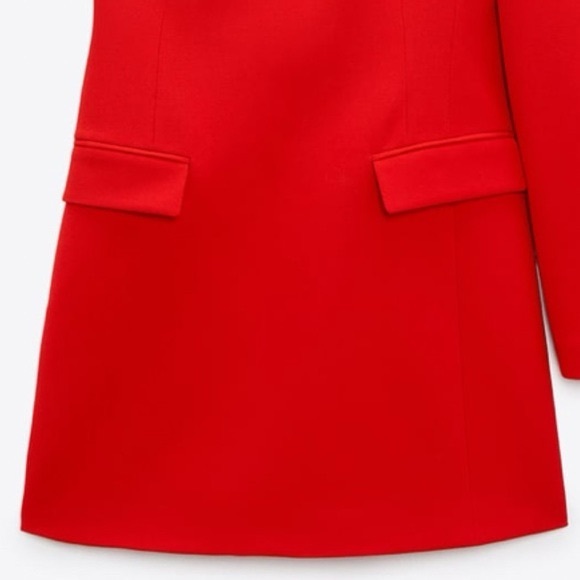 ZARA ~ One Shoulder Asymmetric Blazer Dress in - Picture 2 of 11